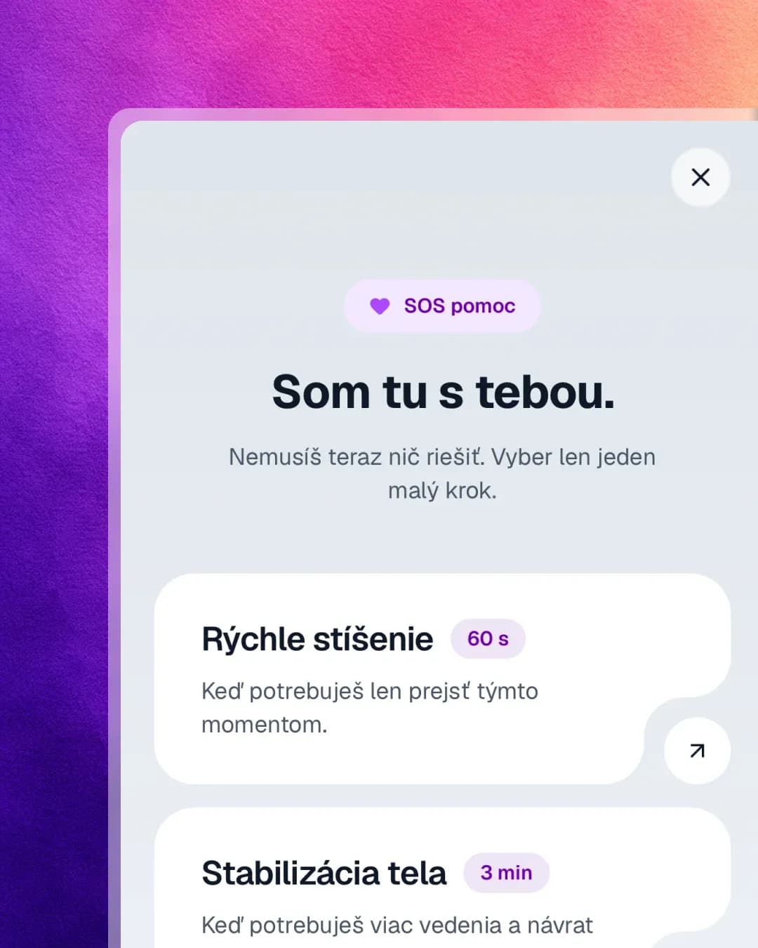 Upokojujúci dych