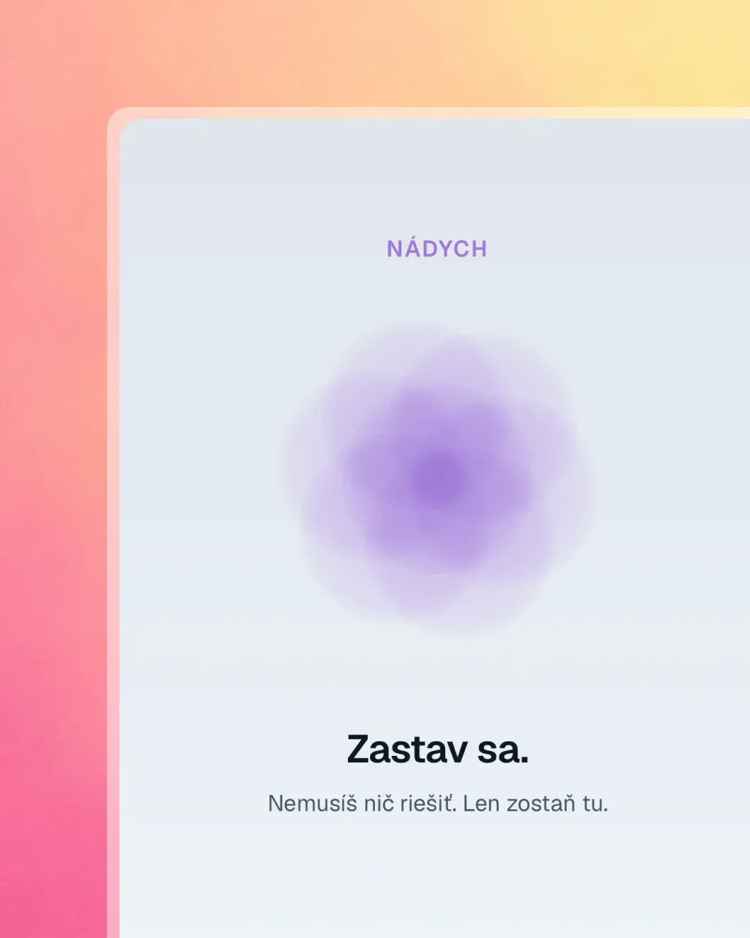 Keď je vnútorného napätia priveľa.