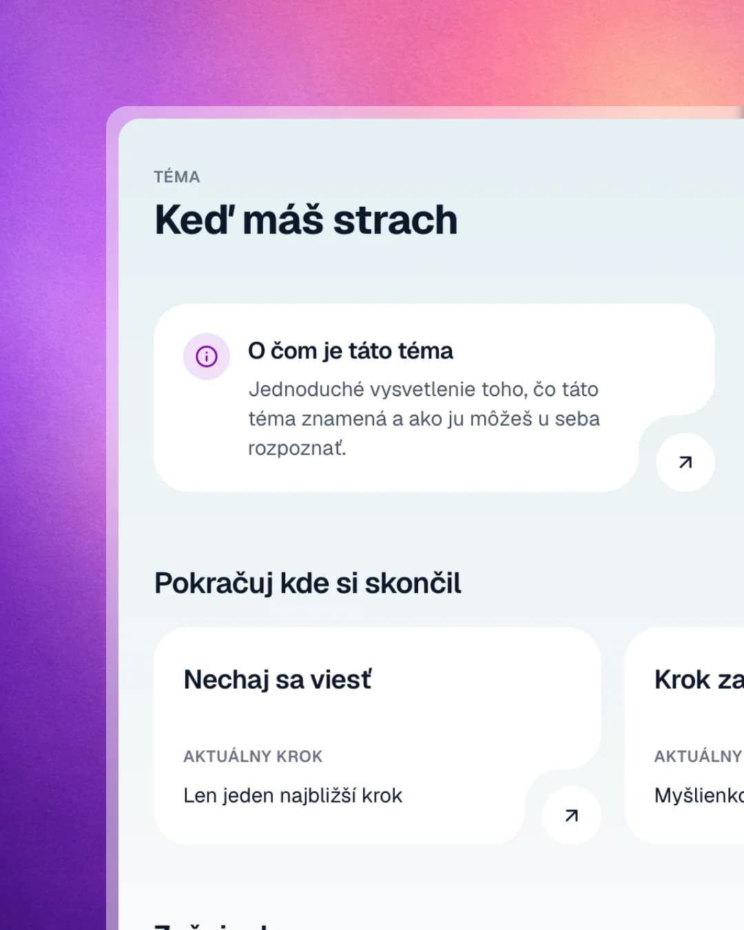 Postupuj krok za krokom